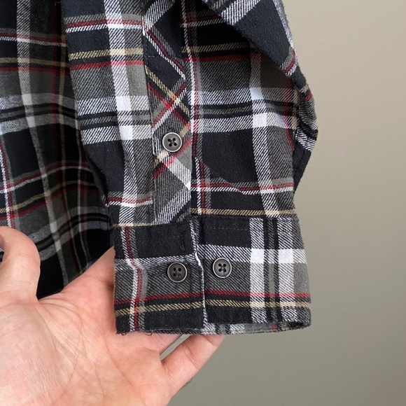 Boston Traders Men's Plaid Flannel Button Up Long Sleeve Shirt SIze XXL - Picture 4 of 12